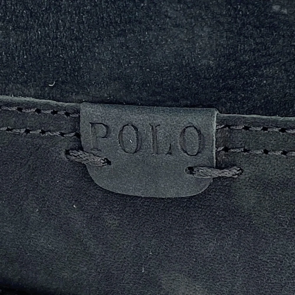 Polo Ralph Lauren Boots “Waterton” Black Nubuck Ankle Chucka Lug Size 7 New NWT